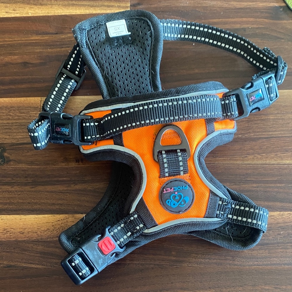 Phoepet Orange Dog Harness